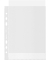 Prospekthüllen Recycle 627495, A5 transparent genarbt, oben offen, 0,07mm