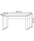 Schreibtisch, 74cm (H), 120x80cm (BxT), rechteckig, weiß / weiß