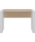 Schreibtisch, 74cm (H), 120x80cm (BxT), rechteckig, sonoma-eiche / weiß