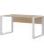 Schreibtisch, 74cm (H), 150x80cm (BxT), rechteckig, sonoma-eiche / weiß