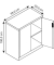 Stahlschrank blau/grau