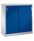 Aktenschrank 2047-00, Stahl abschließbar, 3 OH, 120 x 120 x 40 cm, enzianblau/lichtgrau