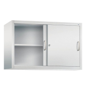 Aktenschrank 2045-00, Stahl abschließbar, 2 OH, 120 x 79 x 40 cm, lichtgrau