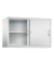 Aktenschrank 2045-00, Stahl abschließbar, 2 OH, 120 x 79 x 40 cm, lichtgrau