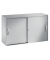 Aktenschrank 2045-00, Stahl abschließbar, 2 OH, 120 x 79 x 40 cm, lichtgrau