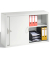 Aktenschrank 2045-00, Stahl abschließbar, 2 OH, 120 x 79 x 40 cm, lichtgrau