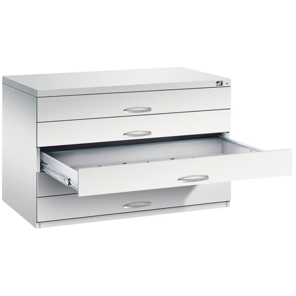 4068192045359 - CP 7100 Planschrank lichtgrau schwefelgelb 5 Schubladen 1100 x 765 x 760 cm 4068192045359 - CP 7100 Planschrank lichtgrau schwefelgelb 5 Schubladen 1100 x 765 x 760 cm