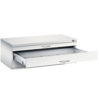 7100 Planschrank grau/grau 3 Schubladen
