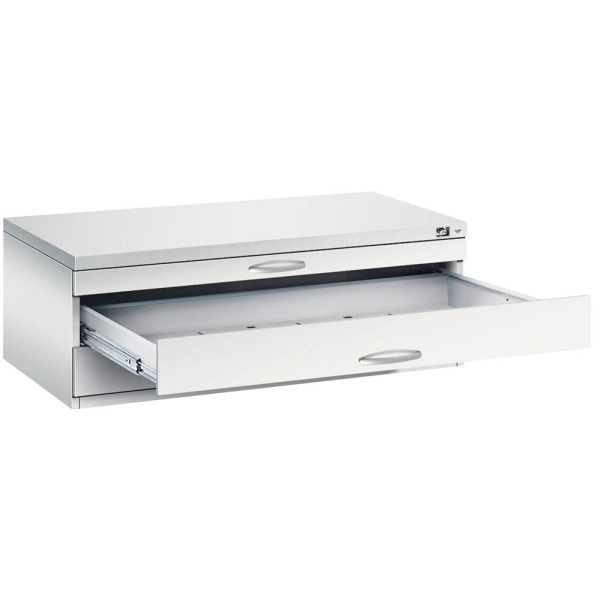 4068192047285 - CP 7100 Planschrank lichtgrau viridingrün 3 Schubladen 1100 x 765 x 420 cm 4068192047285 - CP 7100 Planschrank lichtgrau viridingrün 3 Schubladen 1100 x 765 x 420 cm