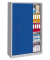Aktenschrank 2040-000, Stahl abschließbar, 5 OH, 120 x 195 x 40 cm, blau/lichtgrau