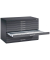 7100 Planschrank schwarz/schwarz 10 Schubladen