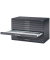 7100 Planschrank schwarz/schwarz 10 Schubladen