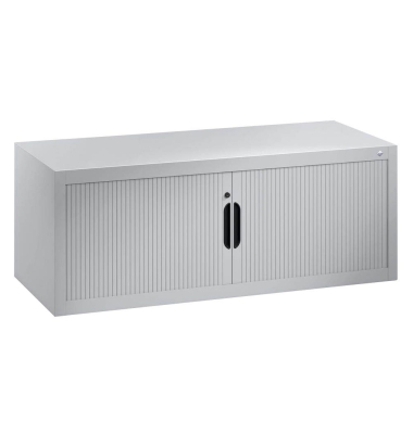 Aufsatzaktenschrank 3263-00, Kunststoff/Stahl abschließbar, 120 x 45 x 42 cm, keine Fachböden, silber