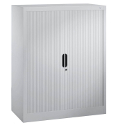 Rollladenschrank silber 2 Fachböden