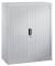 Rollladenschrank silber 2 Fachböden