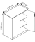Stahlschrank blau/grau