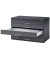 7100 Planschrank schwarz/schwarz 5 Schubladen