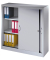 Aktenschrank 2047-00, Stahl abschließbar, 3 OH, 120 x 120 x 40 cm, lichtgrau