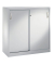 Aktenschrank 2047-00, Stahl abschließbar, 3 OH, 120 x 120 x 40 cm, lichtgrau