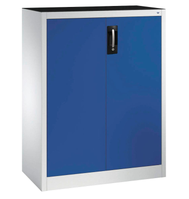 Stahlschrank blau/grau