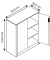Stahlschrank blau/grau