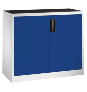 Stahlschrank blau/grau