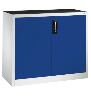 Stahlschrank blau/grau
