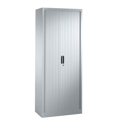 Rollladenschrank silber 4 Fachböden