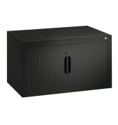 Aufsatzaktenschrank 3261-00, Kunststoff/Stahl abschließbar, 80 x 45 x 42 cm, keine Fachböden, anthrazit
