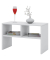 Beistelltisch Nachto 911091, 45cm (H), 60x40cm (BxT), rechteckig, weiß / weiß