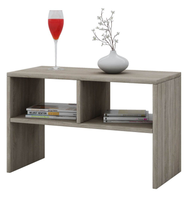 Beistelltisch Nachto 911093, 45cm (H), 60x40cm (BxT), rechteckig, eiche / braun