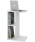 Beistelltisch Nachto-Stand 911210, 60cm (H), 45x40cm (BxT), rechteckig, weiß / weiß