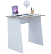 Schreibtisch Masola Mini, 74cm (H), 80x50cm (BxT), rechteckig, sonoma-eiche / weiß