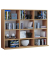 Megosa Mini Bücherregal buche 9 Fachböden