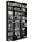 Megosa Maxi Bücherregal schwarz 20 Fachböden