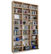 Megosa Maxi Bücherregal sonoma-eiche 20 Fachböden