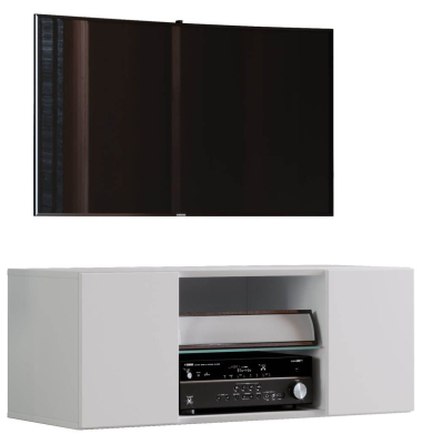 TV-Lowboard Jusa 95 weiß