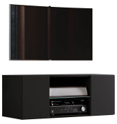 TV-Lowboard Jusa 95 schwarz