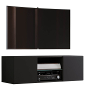 TV-Lowboard Jusa 115 schwarz