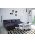 Couchtisch Junata, 44cm (H), 110x52cm (BxT), rechteckig, weiß / weiß