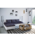 Couchtisch Junata, 44cm (H), 110x52cm (BxT), rechteckig, eiche / braun