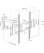 TV-Wandhalterung B-SN600 schwarz