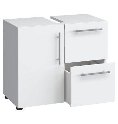 Waschbeckenunterschrank Flandu weiß