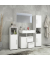 Badschrank Flandu weiß