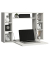 Wandschreibtisch Wandila 913763, 60cm (H), 90x20/67cm (BxT), rechteckig, weiß / weiß