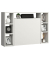 Wandschreibtisch Wandila 913763, 60cm (H), 90x20/67cm (BxT), rechteckig, weiß / weiß