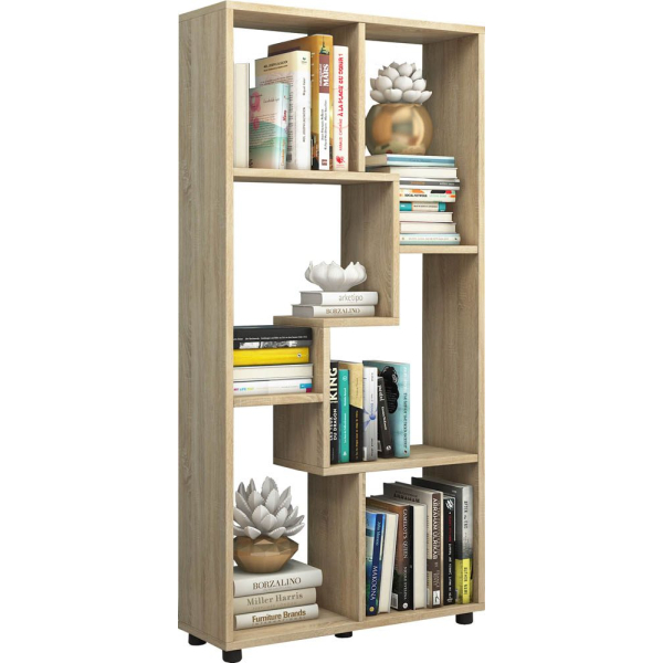 4051814371493 - Standregal Holzregal stehend platzsparendes Regal Maße H 119 x B 60 x T 20 cm Elegantes Regal stehend Aufbewahrungsregal Bücherregal Raumteiler Blina Gr 60 sonoma eiche (sägerau) B60cm H119cm T20cm Holzwerkstoff Holz Spanplatte Regale 4051814371493 - Standregal Holzregal stehend platzsparendes Regal Maße H 119 x B 60 x T 20 cm Elegantes Regal stehend Aufbewahrungsregal Bücherregal Raumteiler Blina Gr 60 sonoma eiche (sägerau) B60cm H119cm T20cm Holzwerkstoff Holz Spanplatte Regale