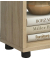 Blina Bücherregal sonoma-eiche 4 Fachböden