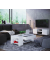 Couchtisch Tindus, 35cm (H), 100x50cm (BxT), rechteckig, weiß / weiß