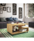 Couchtisch Stango, 40cm (H), 80x50cm (BxT), rechteckig, eiche / braun